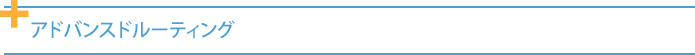 アドバンスドルーティング