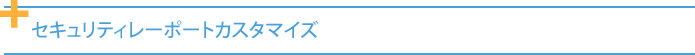セキュリティレーポートカスタマイズ